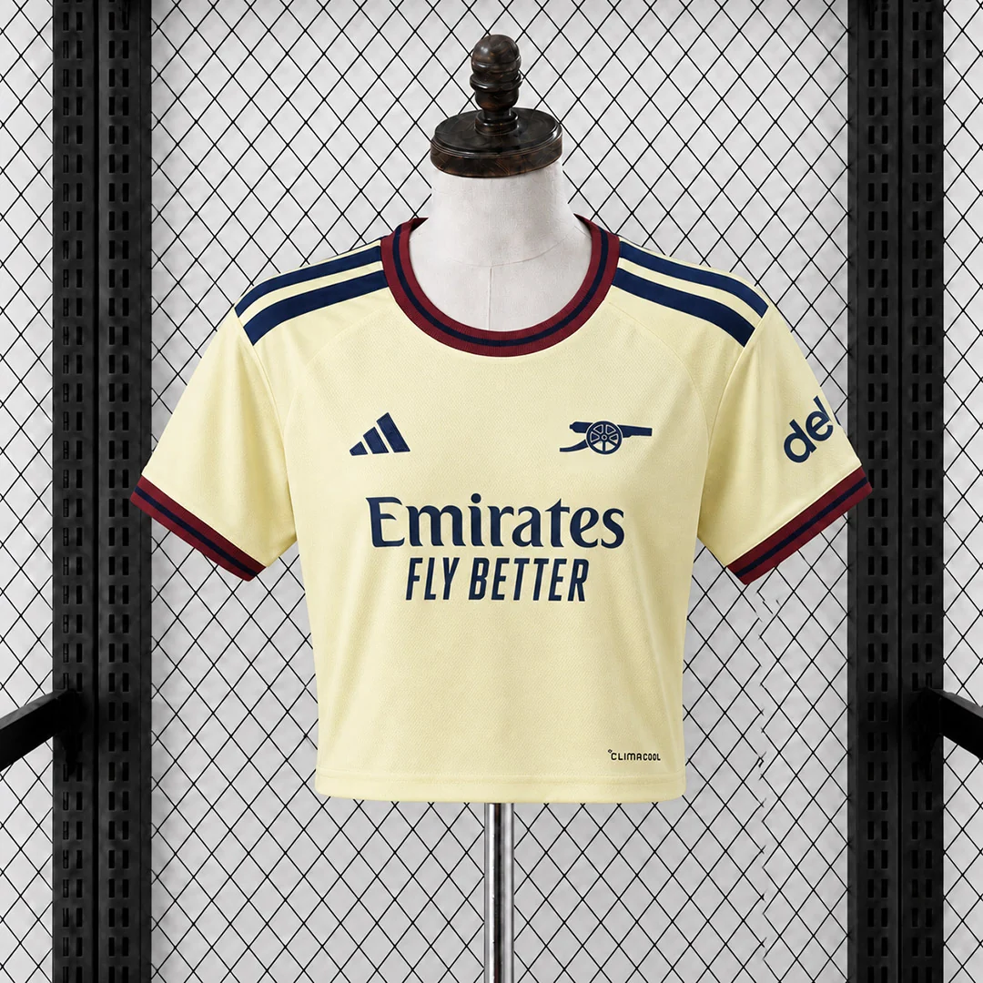 CAMISETA TERCERA EQUIPACIÓN ARSENAL 2026/27 VERSIÓN CROPPED TOP