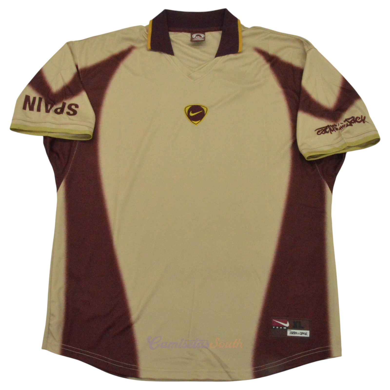 CAMISETA ESPAÑA NIKE TOTAL 90 x CACTUS JACK TRAVIS SCOTT 2026 VERSIÓN FAN