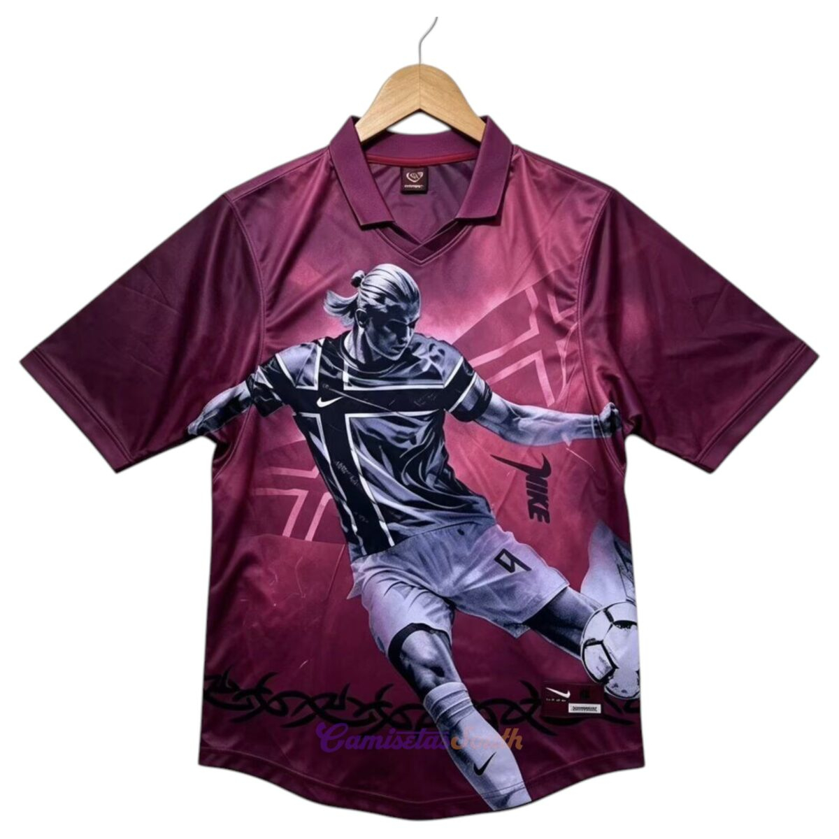 CAMISETA ERLING HAALAND NIKE TOTAL 90 x CACTUS JACK TRAVIS SCOTT 2026 VERSIÓN FAN