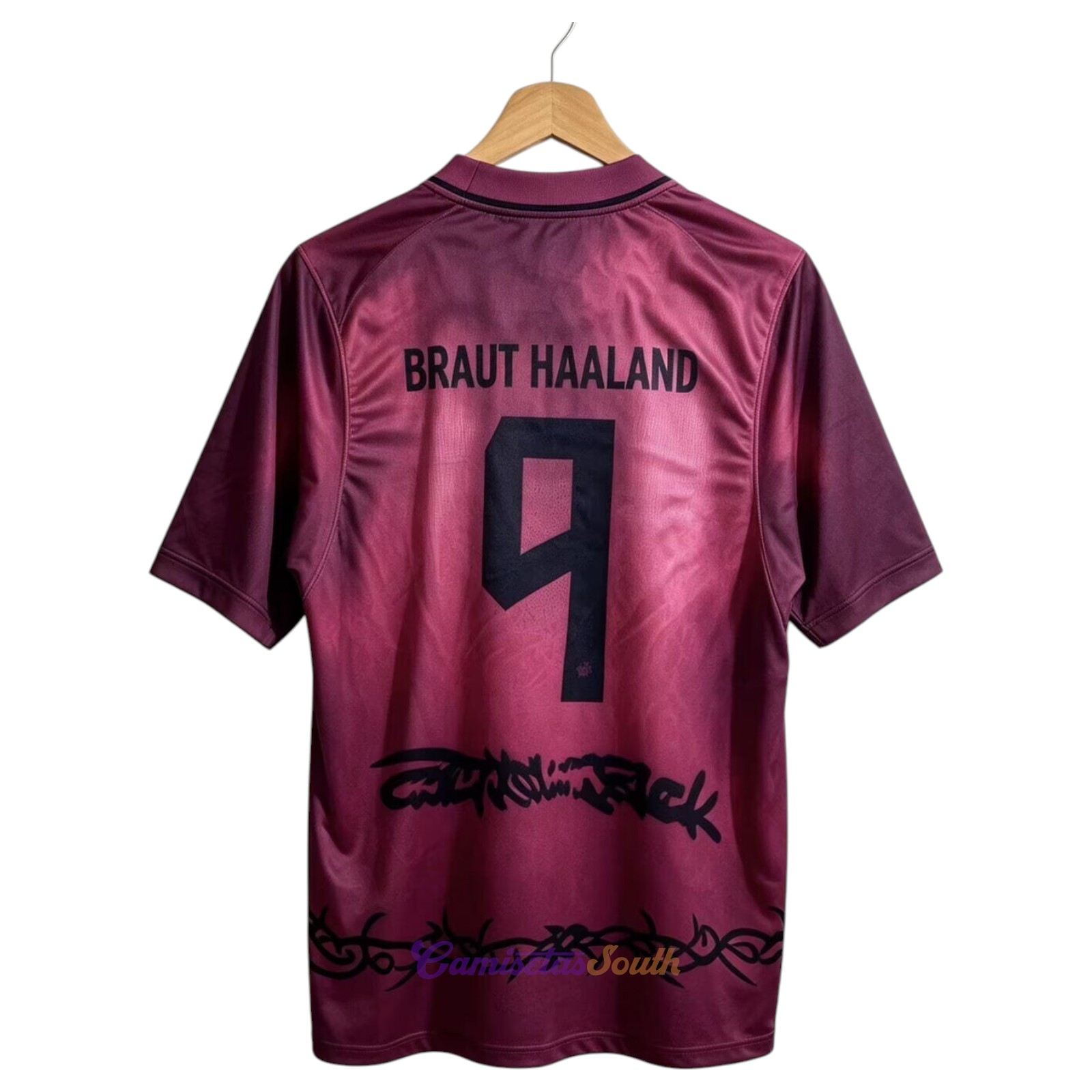 CAMISETA ERLING HAALAND NIKE TOTAL 90 x CACTUS JACK TRAVIS SCOTT 2026 VERSIÓN FAN - Imagen 2